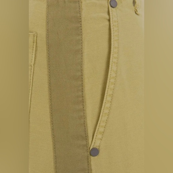 Rag & Bone Army Green Striped Cotton Canvas Utility Cargo Skirt Size 28 - Picture 8 of 12